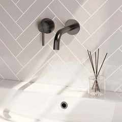 Brauer Edition - ColdStart - wastafelkraan inbouw - gebogen uitloop en rozetten - model A2