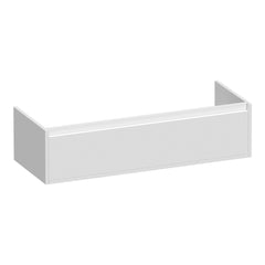 BRAUER Hope onderkast 120 met 1 softclose lade greeploos en 1 sifon uitsparing hoogglans wit