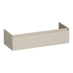 BRAUER Hope onderkast 120 met 2 softclose lades greeploos en 2 sifon uitsparingen mat beige