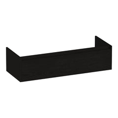 BRAUER Hope onderkast 120 met 2 softclose lades greeploos en 2 sifon uitsparingen Timber Black