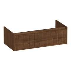 BRAUER Hope Wavy onderkast 100 met 1 softclose lade greeploos en 1 sifon uitsparing Forest Cacao