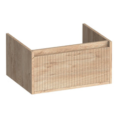 BRAUER Hope Wavy onderkast 60 met 1 softclose lade greeploos en 1 sifon uitsparing Forest Wheat