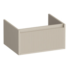 BRAUER Hope Wavy onderkast 60 met 1 softclose lade greeploos en 1 sifon uitsparing mat beige