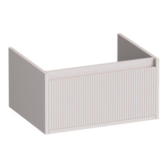 BRAUER Hope Wavy onderkast 60 met 1 softclose lade greeploos en 1 sifon uitsparing mat zand