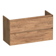 BRAUER Inspire shallow base cabinet 100 with 2 soft-close handleless drawers and 1 siphon cut-out Chateau