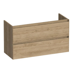 BRAUER Inspire onderkast ondiep 100 met 2 softclose lades greeploos en 1 sifon uitsparing Sunlit