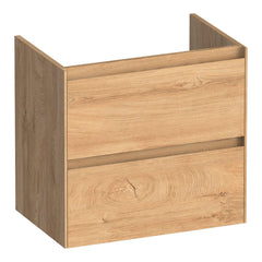 BRAUER Inspire onderkast ondiep 60 met 2 softclose lades greeploos en 1 sifon uitsparing Forest Tan