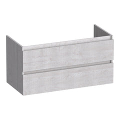 BRAUER Joy Wavy onderkast 100 met 2 softclose lades greeploos en 1 sifon uitsparing Forest Seashell