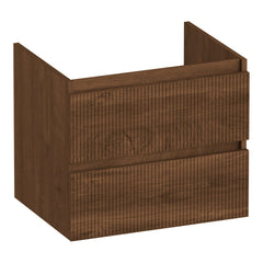 BRAUER Joy Wavy onderkast 60 met 2 softclose lades greeploos en 1 sifon uitsparing Forest Cacao