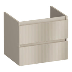 BRAUER Joy Wavy onderkast 60 met 2 softclose lades greeploos en 1 sifon uitsparing mat beige