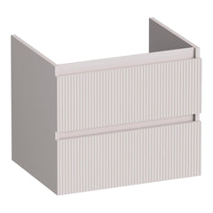 BRAUER Joy Wavy onderkast 60 met 2 softclose lades greeploos en 1 sifon uitsparing mat zand