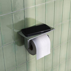 BRAUER Toiletrolhouder met planchet RVS geborsteld PVD