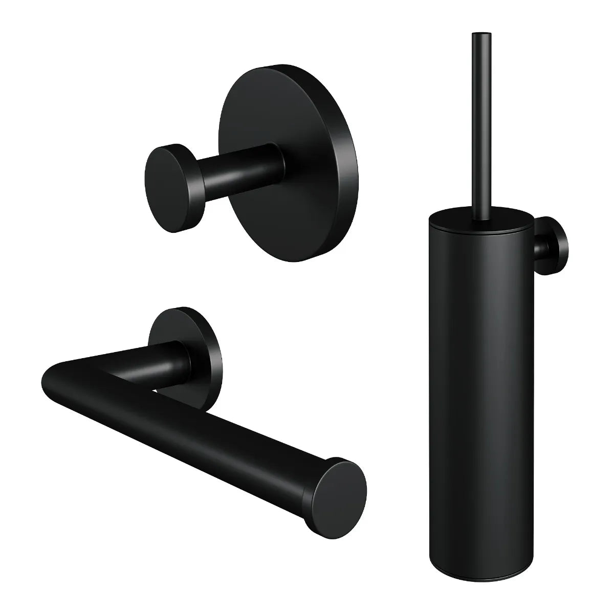 BRAUER Black Edition - Accessoire set 3-in-1 - mat zwart