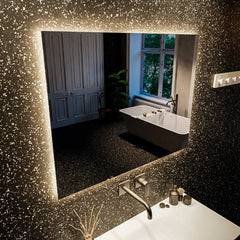 MONDIAZ BRIGHT spiegel 70x80cm Rechthoek met LED verlichting.