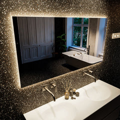 MONDIAZ BRIGHT mirror 70x120cm Rectangle with LED lighting.