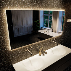 MONDIAZ BRIGHT Mirror 70x140cm Rectangle with LED lighting.