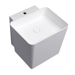 StoneArt Wastafel LZ251 wit 50x51 cm glanzend