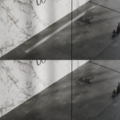 BRAUER Douchegoot met multifunctioneel rooster en flens 7 x 180 RVS geborsteld