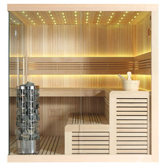 AWT Sauna B1115C Hemlock 180x180 9kW EOS BiO-Cubo