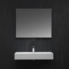 StoneArt Wastafel LP6208 wit 80x46 cm glanzend