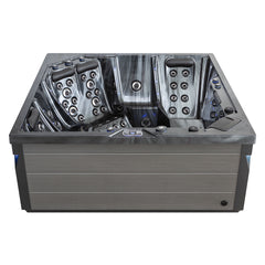 AWT Whirlpool Aussenwhirlpool IN-406 eco extreme pro CloudyBlack 225x185 grau