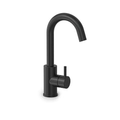 Hotbath Cobber CB004 wastafelkraan met draaibare uitloop - Geborsteld Zwart PVD