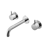 Hotbath Cobber CB005T afbouwdeel 3 gats 18 cm uitloop Chroom