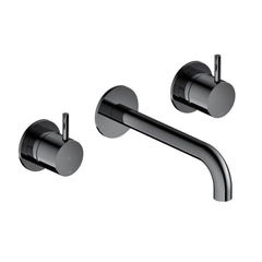 Hotbath Cobber CB005T afbouwdeel 3 gats 18 cm uitloop Geborsteld Nikkel