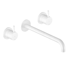 Hotbath Cobber CB005T afbouwdeel 3 gats 25 cm uitloop Geborsteld Nikkel