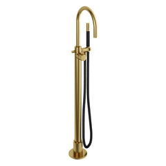 Hotbath Cobber CB187EXT afbouwdeel voor vrijstaande badmengkraan - Geborsteld Messing PVD