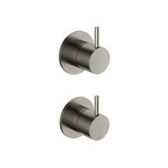 Hotbath Cobber CB129EXT afbouwdeel inbouwmengkraan 2-weg omstel - Geborsteld Nikkel