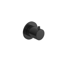 Hotbath Cobber CB7083EXT afbouwdeel inbouw 3-weg stop-omstel - Geborsteld Zwart PVD