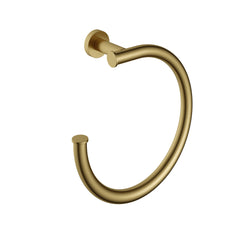 Hotbath &More BAA08 handdoekring - Geborsteld Messing PVD