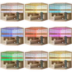 AWT Sauna B1106B Hemlock 180x120 4.5kW TheWall Bi-O