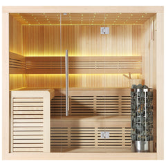 AWT Sauna E1112A Hemlock 220x200 9kW Cilindro