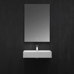 StoneArt Wastafel LP4506 - wit glanzend - 60x48