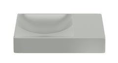 Clou Vale fontein 38cm zonder kraangat rechts - mat grijs - CL/03.32161.R