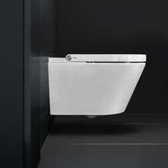 Clou Clever douche wc - turboflush - softclose zitting - Glans wit