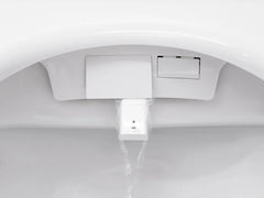 Clou Clever douche wc - turboflush - softclose zitting - Glans wit