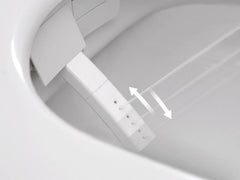 Clou Clever douche wc - turboflush - softclose zitting - Glans wit