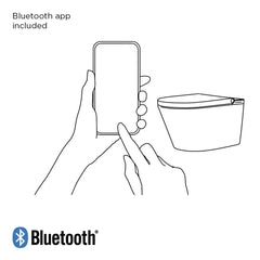 Clou Clever douche wc - turboflush - softclose zitting - Glans wit