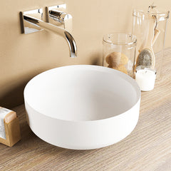 MONDIAZ COSS Waskom solid surface 36cm kleur Talc / Talc