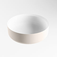MONDIAZ COSS Waskom solid surface 36cm kleur Linen / Talc