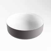 MONDIAZ COSS Waskom solid surface 36cm kleur DarkGrey / Talc