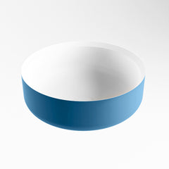 MONDIAZ COSS Waskom solid surface 36cm kleur Jeans / Talc