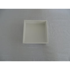 Crosstone Arqua surface-mounted niche 30x30x10cm solid surface matte white