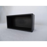 Arcqua Solid Alcove inbouwnis 30x15x10cm solid surface mat zwart TWEEDEKANS