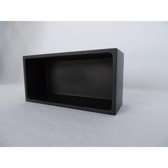 Arcqua Solid Alcove inbouwnis 30x15x10cm solid surface mat zwart TWEEDEKANS