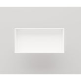 Crosstone by Arcqua Solid Alcove recessed niche 60x30x10cm solid surface matt white