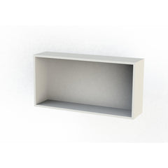 Crosstone by Arcqua Solid Alcove recessed niche 60x30x10cm solid surface matt white
